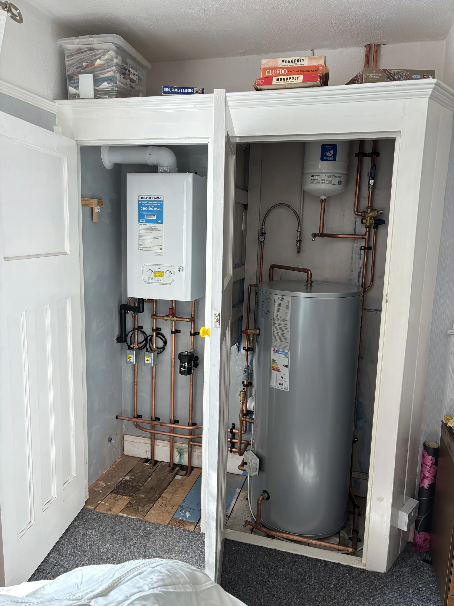 Howe Heating boiler installation in Suffolk - photo 02