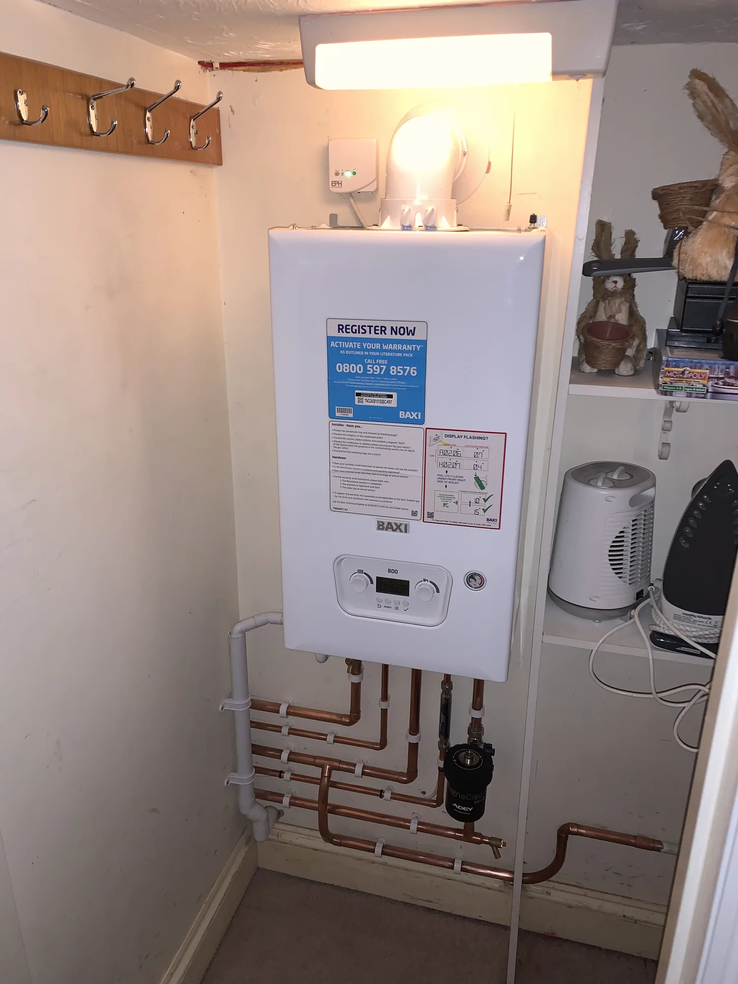 Howe Heating boiler installation in Suffolk - photo 04
