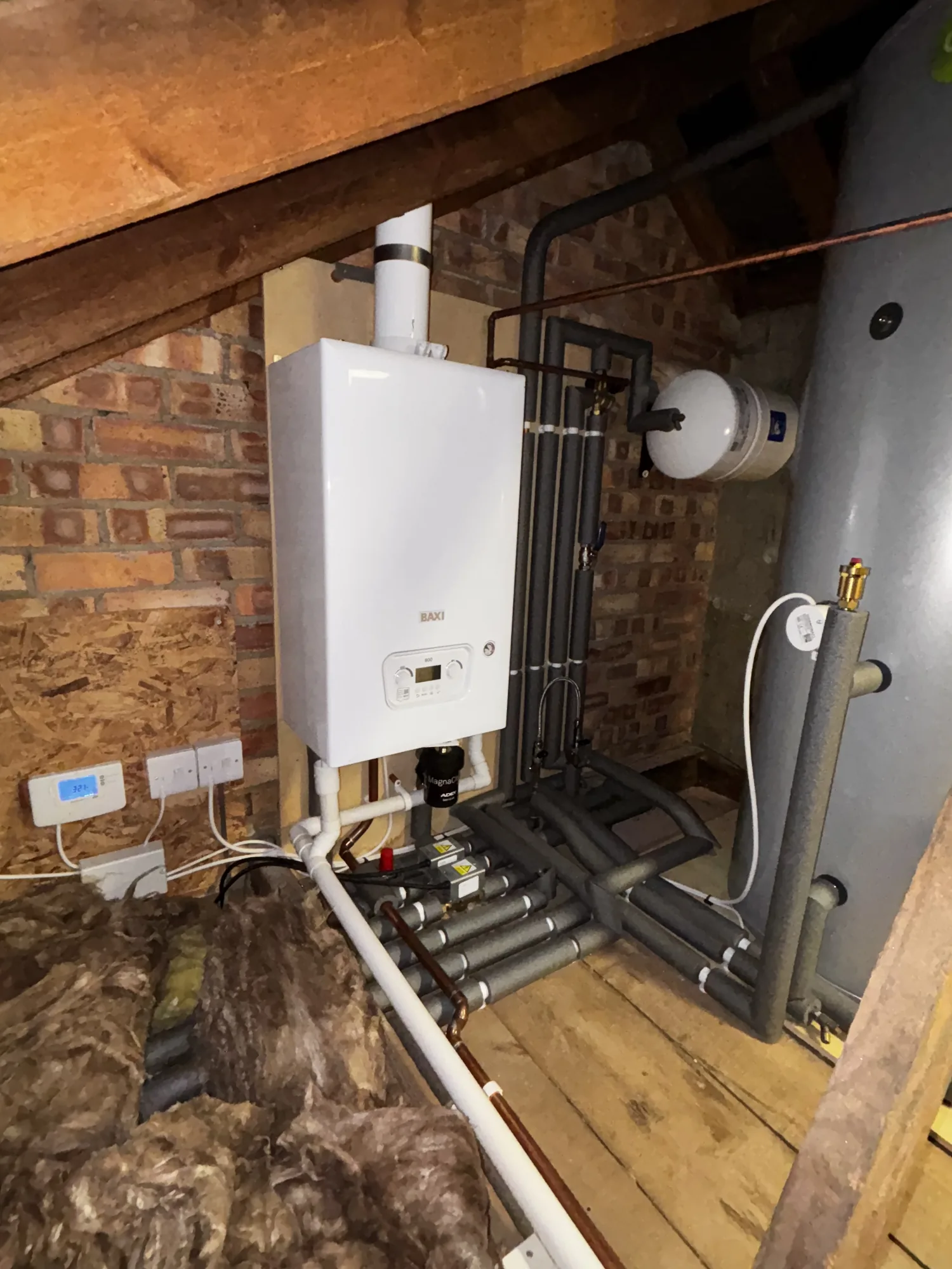 Howe Heating boiler installation in Suffolk - photo 07